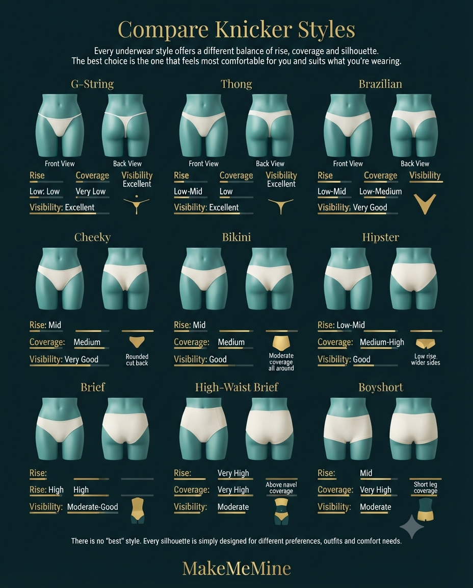Compare Knicker Styles
