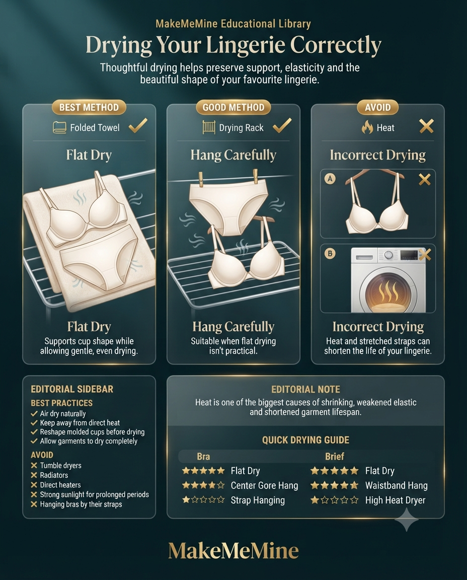 Drying Lingerie Correctly